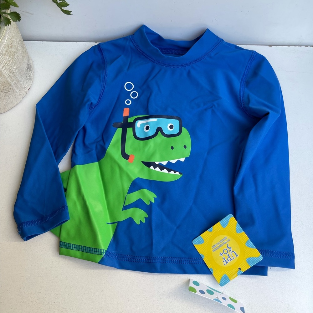 Little Me🍂rash guard toddler 18 months NWT